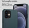 Accezz MagSafe Leather Backcover - Soft case - Krasbestendig - Donkergroen (iPhone 12 Pro)