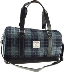 Reistas Clyde Grijs Zwart - Harris Tweed - Extra Groot - Glen Appin of Scotland