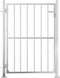 vidaXL - Tuinpoort - 100x125 - cm - roestvrij - staal