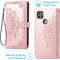 iMoshion Hoesje Geschikt voor Motorola Moto G9 Power Hoesje Met Pasjeshouder - iMoshion Mandala Bookcase - Rosé Goud