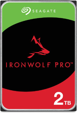 Seagate IronWolf Pro - Interne harde schijf - NAS HDD - 2 TB - 7200 RPM - 256 MB Cache