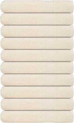 vidaXL - Saunahanddoeken - 10 - st - 80x200 - cm - 360 - g/m² - 100% - katoen - crème