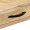 vidaXL - Wandtafel - 115x40x75 - cm - massief - ruw - mangohout