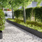 vidaXL - Grasafscheidingen - 20 - stuks - Zwart - 100x0,5x30 - cm - Staal