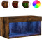 vidaXL - Tv-meubel - met - LED-verlichting - 60x30x30 - cm - gerookt - eikenkleurig