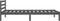vidaXL - Bedframe - massief - grenenhout - grijs - 90x200 - cm