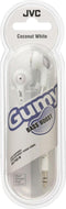 JVC HA-F160 - Gumy koptelefoon met oordopjes - Basversterking - Wit