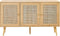 Beliani PEROTE - Sideboard - Lichte houtkleur - Rotan