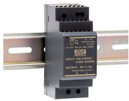 Mean Well HDR-30-24 - DIN-rail netvoeding 24 V/DC 1.5 A 36 W - Slank ontwerp 90 mm hoog