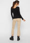 PIECES PCKITTE LS TOP NOOS BC - Dames Longsleeve - Biologische katoenmix - Maat L