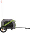 vidaXL - Hondenfietstrailer - oxford - stof - en - ijzer - groen - en - grijs