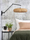 GOOD&MOJO Wandlamp Palawan - Bamboe Zwart/Naturel - 105x60x55cm - Binnen Scandinavisch,Bohemian