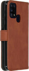 iMoshion Hoesje Geschikt voor Samsung Galaxy M31 Hoesje Met Pasjeshouder - iMoshion Luxe Bookcase - Bruin