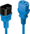 Lindy 30472 - Stroom Verlengkabel - 2.00 m - Blauw
