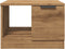 vidaXL - Salontafel - 50x50x36 - cm - bewerkt - hout - artisanaal - eikenkleur