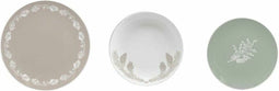 Bordenset DKD Home Decor Porselein 18 Onderdelen 27 x 27 x 3 cm