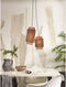 GOOD&MOJO Hanglamp Bhutan - Bamboe/Zwart - 2L - - Hanglampen Eetkamer, Slaapkamer, Woonkamer