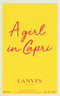 Lanvin - A Girl in Capri - Eau De Toilette - 90ML