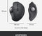 Logitech MX Ergo - Draadloze Trackball Muis - Ergonomisch ontwerp - Zwart