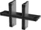 CONTA-CLIP KDS-Inlay 6 BK Kabeldoorvoering Polyamide 6.6 Zwart 5 stuk(s)