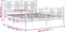vidaXL - Bedframe - met - voetbord - zonder - matras - metaal - zwart - 160x200 - cm
