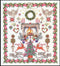 Thea Gouverneur - Borduurpakket met telpatroon - 2077A - Voorgesorteerde DMC Garens - Kerst Design - Aida - 60 cm x 66 cm - DIY Kit