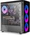 Nox Hummer TGM - ATX Semi-toren - 4x Ventilator - LED RGB - Zwart