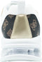 GUESS Fever To Active - Lage sneaker - Sportieve zool - Wit/Bruin