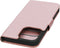 Mobiparts iPhone 13 Pro - Wallet Case - Saffiano motief - Roze
