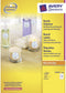 Avery - Productetiketten - Ø 60 mm - Wit (100 vel)