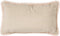 Dutch Decor ZAYA - Sierkussen 30x50 cm - bontlook - effen kleur - Pumice Stone - beige - Inclusief binnenkussen