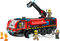 LEGO City (2023) - Luchthaven brandweertruck - 691 onderdelen - 4 minifiguren
