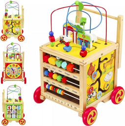 Kruzzel Houten Loopwagen: Perfecte Start voor de Eerste Stapjes