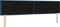vidaXL - Hoofdbord - Lijnen - Ontwerp - Blauw - 200 - cm - Stof
