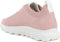 Geox D Spherica - Dames sneaker - Ademend textiel en leer - Roze