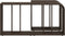 vidaXL - Opbergschappen - 2 - st - poly - rattan - bruin