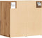 vidaXL - Schoenenkast - 52x30x50 - cm - artisanaal - eikenkleur