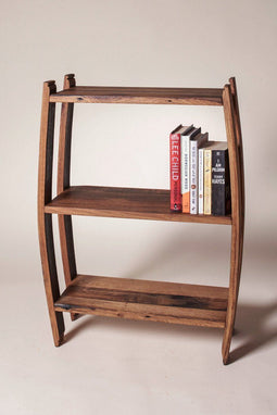 Darach Boekenkast Medium van oude whiskyvaten - Handgemaakt - Darach Scotland - Handmade in Scotland