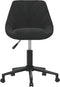vidaXL - Eetkamerstoelen - draaibaar - 2 - st - fluweel - zwart