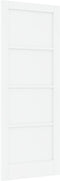 vidaXL - Interieurdeur - 'ORKDAL'Wit - 78x202x4 - cm - Massief - Houten - Vuren