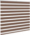 vidaXL - Zebra - rolgordijn - 155x150 - cm - stofbreedte - 150,9cm - polyester - bruin