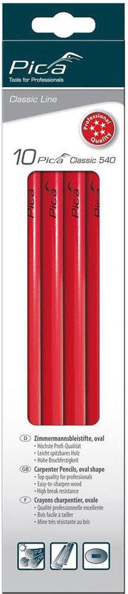 Pica 540/30 - Timmermanspotloden - 30cm 2H - Grafiet