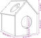 vidaXL - Kattenhuis - 41x50x50 - cm - massief - grenenhout - wit