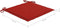 vidaXL - Tuinstoelkussens - 2 - st - 40x40x4 - cm - oxford - stof - rood