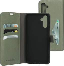 Mobiparts Galaxy A13 (2022) 5G - Classic Wallet Case - Ruimte voor pasjes - Groen