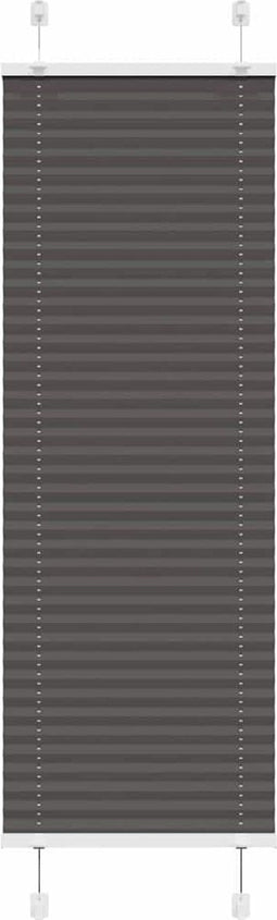 vidaXL - Plissé - rolgordijn - 50x100 - cm - stofbreedte - 49,4 - cm - polyester - zwart