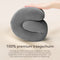 SKYCASES Travel Essentials - Nekkussen Set 3-delig - Ergonomisch Memory Foam - Luxe Oogmasker en Oordoppen - Apricot