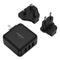 Ansmann TC315 - USB Reisoplader - 3 USB poorten - Zwart
