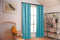 Larson - Luxe effen blackout gordijn - met haken - 1.5m x 2.5m - Turquoise