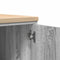 vidaXL - Garagekast - 40x51x85 - cm - massief - grenenhout - grijs - sonoma